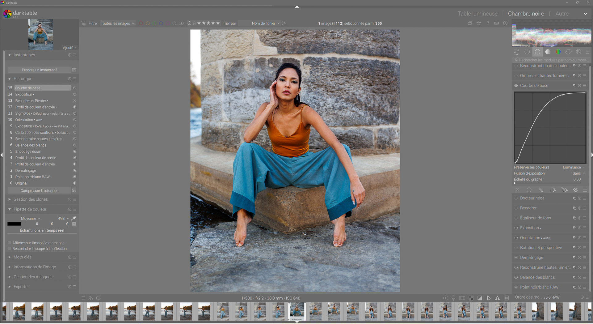 Darktable : comprendre l'interface, les menus et les fonctions principales 2/2