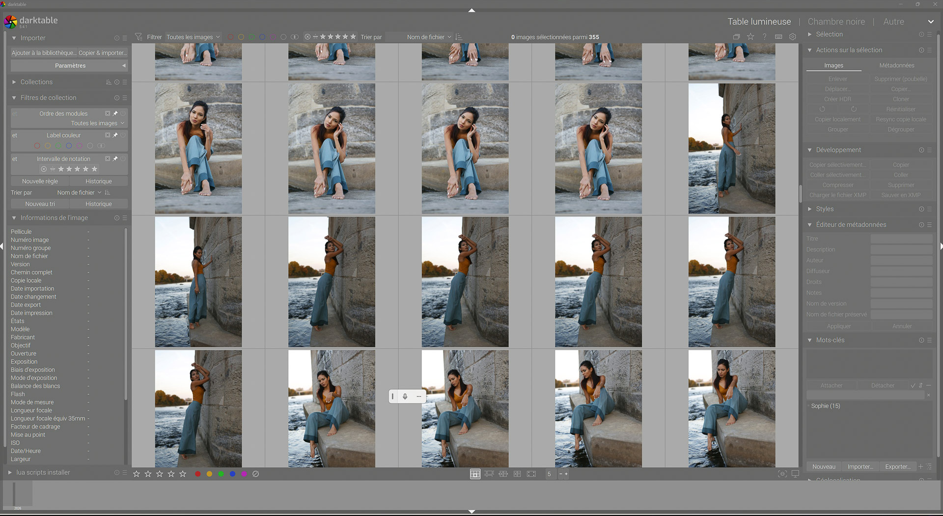 Darktable : comprendre l'interface, les menus et les fonctions principales 2/2