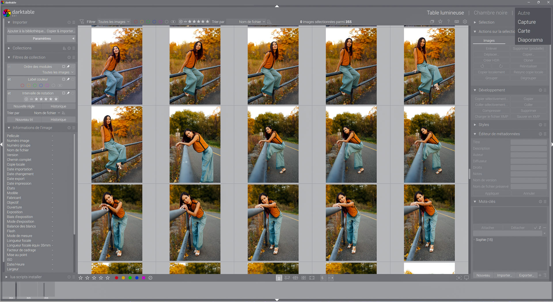 Darktable : comprendre l'interface, les menus et les fonctions principales 2/2