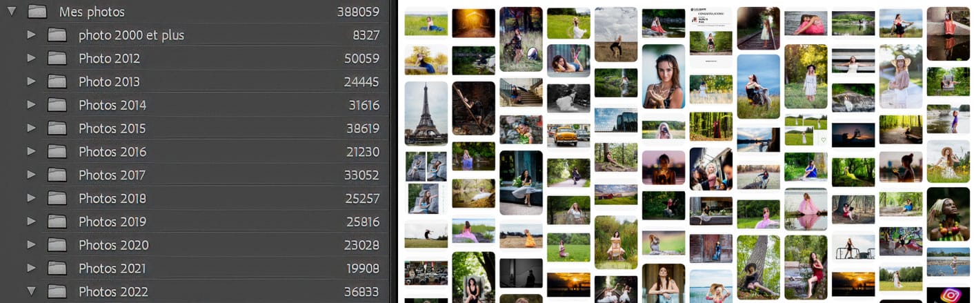 Voilà peut-être la plus grande différence entre argentique et numérique :
L’un garde la trace de la vie sur papier… l’autre la cache dans des dossiers.