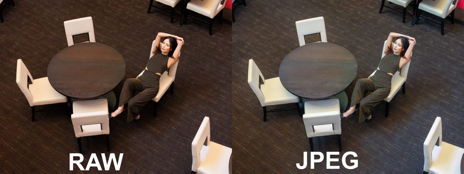 RAW ou JPEG pour des photos sans retouche