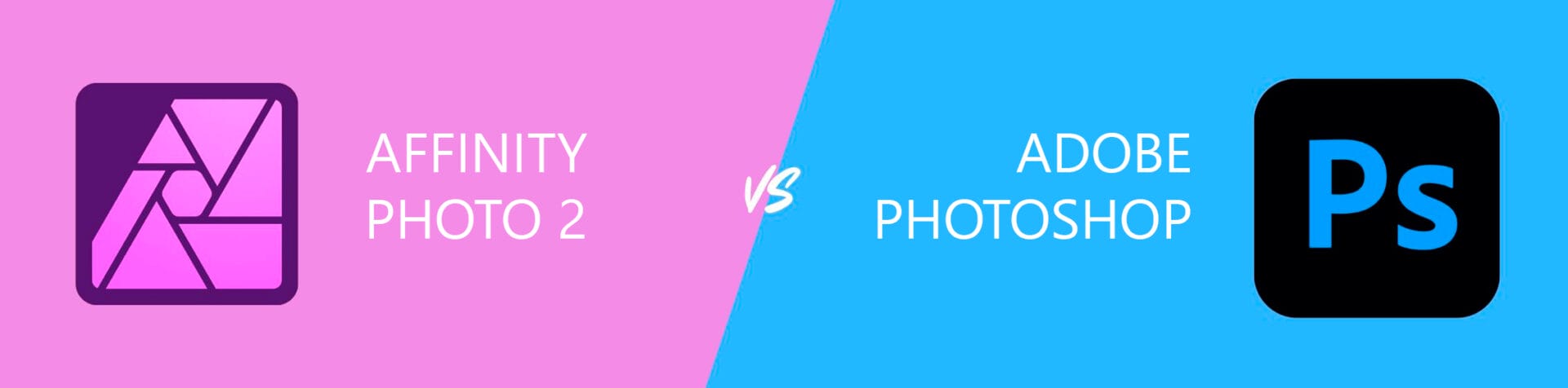 Photoshop vs Affinity Photo pour la Retouche