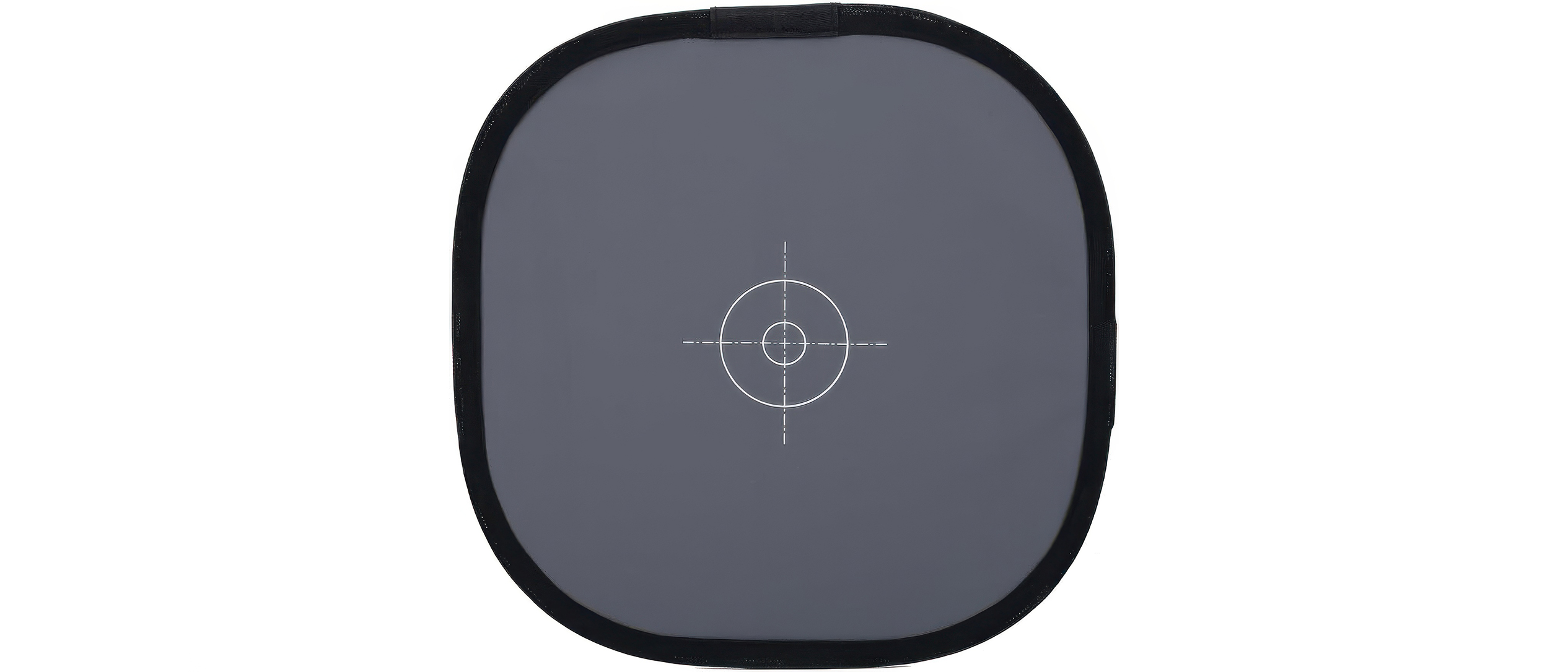 Charte de gris 18 % utilisée en photographie pour la balance des blancs et l'exposition